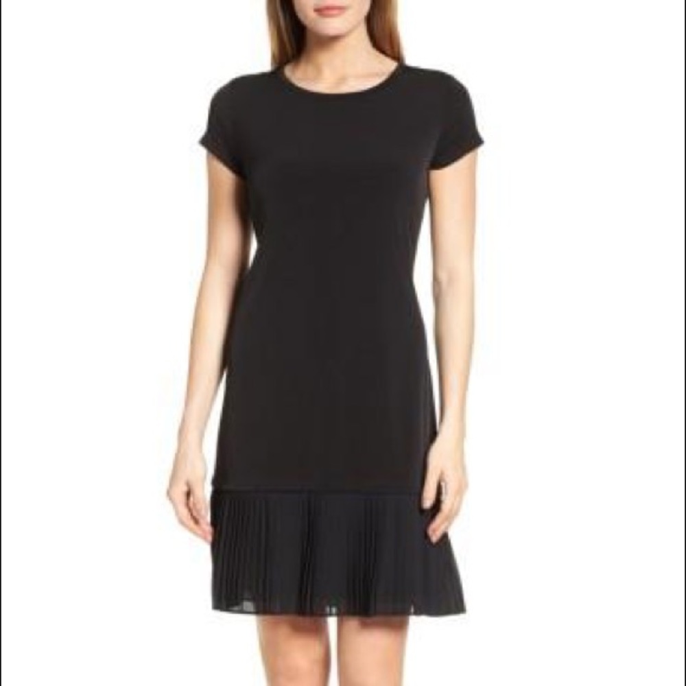 Michael Kors Women's Pleat Hem and Flare Dress